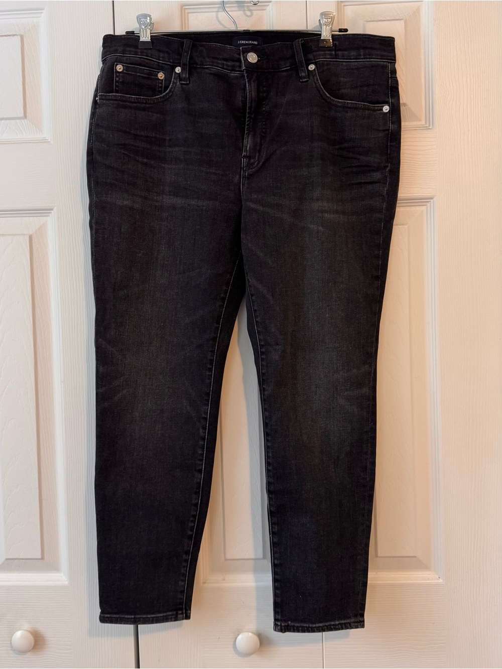 J. Crew Women's Skinny Jeans in Washed Black